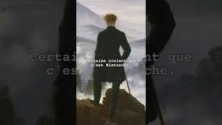 Miniature : Le Voyageur contemplant une mer de nuages #romantisme #introspection #friedrich