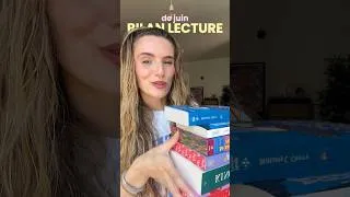 Miniature : BILAN LECTURE DE JUIN 📖☀️ #booktok #avislecture #booktubetbr