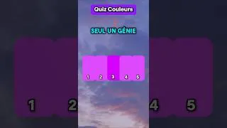 Miniature : Test de Vision : Trouve la couleur différente ! 🎨👀 #challenge #quiz #shorts #impossible