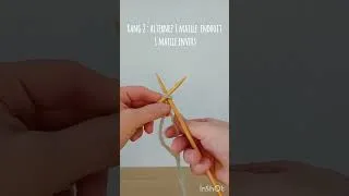 Miniature : Tricoter le point de sable facile #tutorieltricot #pointdetricot #technique tricot