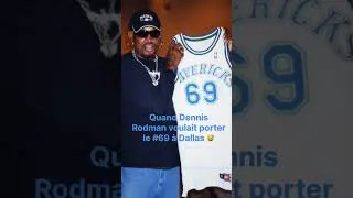 Miniature : Quand Dennis Rodman voulait porter le numéro 69 à Dallas 😅