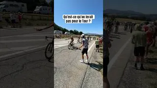 Miniature : Qu’est-ce qu’on ferait pas pour le Tour ? 💛 #cyclisme #cycling #tourdefrance #sports