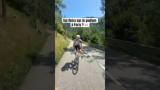 Miniature : Qui sera sur le podium à Paris ? 👀 #cyclisme #cycling #tourdefrance #sports