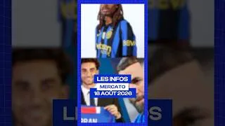 Miniature : Voici toutes les infos mercato du 16 août ! 🚨📰 #football #psg #benzema #shorts