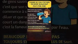Miniature : Pourquoi trop boire peut déséquilibrer votre corps #science #faits #motivation #amour #shortsfrance