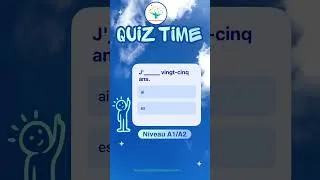 Miniature : Quiz Français du jour en 10 sec #2