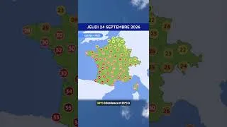Miniature : Météo du Jeudi 24 au Samedi 26 Septembre 2026