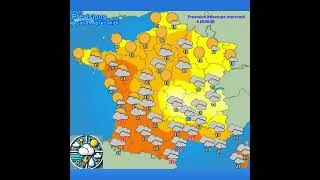 Miniature : Jeudi 9 octobre : Grisaille et douceur sur la France ☁️🌬️
