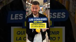 Miniature : Qui peut devenir client METRO ? | LES COULISSES METRO