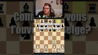 Miniature : L'ouverture Belge aux échecs  #twitch#chess#échecs#belgiangambit