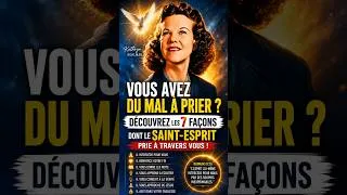 Miniature : VOUS AVEZ DU MAL À PRIER ? 😢 LE SAINT-ESPRIT VEUT PRIER À TRAVERS VOUS ! | Kathryn Kuhlman #foi