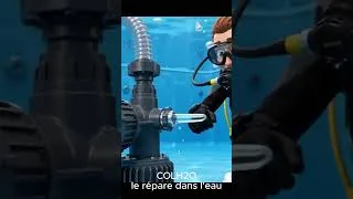 Miniature : Comment réparer une pompe de piscine avec un raccord qui fuit sous l'eau ?
