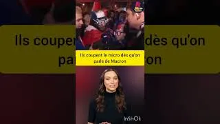 Miniature : Ils coupent le micro dès qu'on parle de Macron