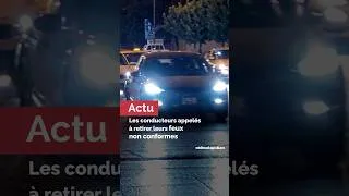 Miniature : Les conducteurs appelés à retirer leurs feux non conformes
