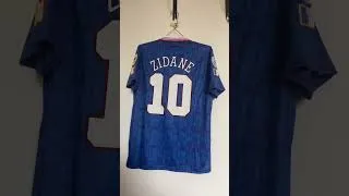 Miniature : Maillot Équipe de France UEFA Euro 1996 Zinedine Zidane. #football #foot #uefa