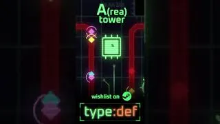 Miniature : The AREA tower in my new typing tower defense - type:def