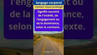 Miniature : langage corporel 5 #motivation #psychologie #apprendre