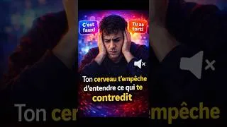 Miniature : Ton cerveau t’empêche d’entendre ce qui te contredit