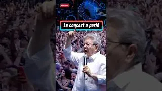 Miniature : Mélenchon fait du concert un symbole