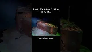 Miniature : Titanic Wreck model filmed with an Iphone and made realistic ! #titanic #miniature #film #iphone