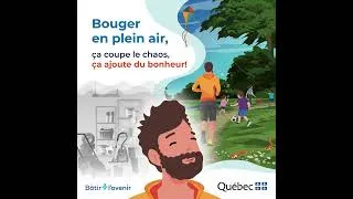 Miniature : Bougez en plein air. Ça coupe dans le chaos, ça ajoute du bonheur.  - Capsule radio - Maison
