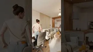 Miniature : Optimiser le plan d’un appartement - 20m2 pour la cuisine ouverte sur salon avec bureau