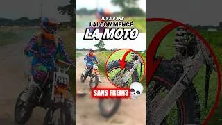 Miniature : J’ai commencé la moto avec une dirt sans freins 🥲 #shorts #motovlog #moto #dirtbike