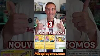 Miniature : Pokémon : 3 nouvelles promos Pikachu dévoilées 😳