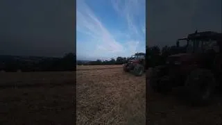 Miniature : on rentre les balles de paille à la fraîche !!!