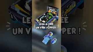 Miniature : Le tout premier flipper Lego jouable est là !  #Lego #LegoIcons #Pinball #Collection #Jouet