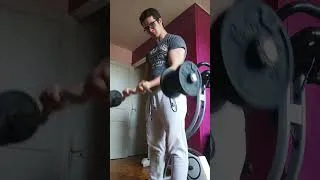 Miniature : Curl biceps barre ez #sport #musculation #bicepsworkout #transformationphysique
