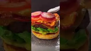 Miniature : Burger 🤤 #cuisine #food #recette #france #yummy #foodie #reels #shorts #asmr  #burger #asmreating
