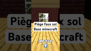 Miniature : Printers Cachés et Piège FAUX SOL dans une Base Minecraft ! #gmod #mkprod #police #base #minecraft