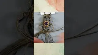 Miniature : Extrait du Tuto Diy Bracelet asymétrique Micro-macramé / Niveau Avancé / Mme Jeannette