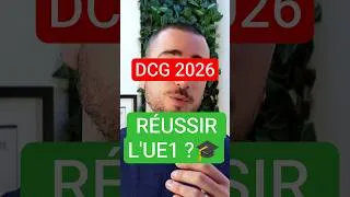 Miniature : RÉUSSIR l'UE 1 du DCG ? #dcg2026 #dcg #ue1 #dcgue1 #fondamentauxdudroit #droit #réussirue1