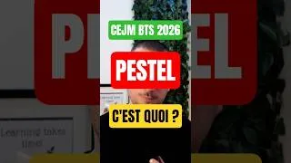 Miniature : MACRO-ENVIRONNEMENT de l'ENTREPRISE 👉 PESTEL #cejm #bts2026 #pestel #revisioncejm #fichederevision