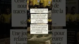 Miniature : 🇫🇷 Je propose de créer un 2ᵉ jour de Fête nationale après cette Coupe du monde… 😭