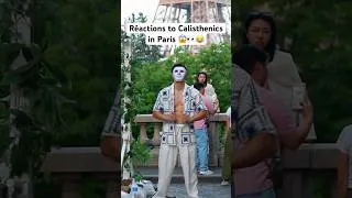 Miniature : Réactions To Calisthenics In Paris 😱👀😂 #airwalk #calisthenicsreaction #calisthenics #shorts