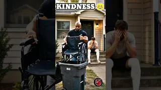 Miniature : Delivery Man Drops Pizza Because of His Disability… Customer Gifts Him a Wheelchair ❤️🥹 #Shorts