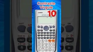 Miniature : Réglage contraste et virgule