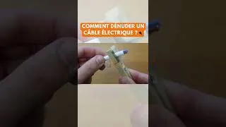Miniature : Comment dénuder FACILEMENT un câble électrique ?🔌