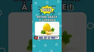 Miniature : Quiz Fruits 🍓  Devine 3 Fruits en 3 Secondes ⏰