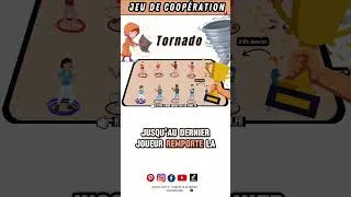 Miniature : Règle du jeu du TORNADO - jeu sportif de coopération pour enfant