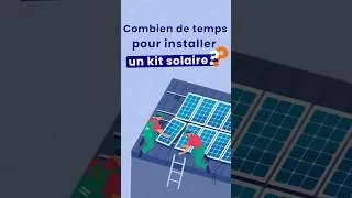 Miniature : Combien de temps faut-il pour installer un kit solaire ? ⚡#shorts