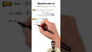 Miniature : Équation avec ln #maths #lycéens #education #baccalauréat