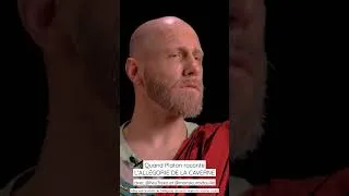 Miniature : Platon présente l'allégorie de la caverne