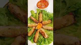 Miniature : Vietnamese fried spring rolls #chảgiò #nem #friedspringrolls #vietnamesefoods #asmrcooking