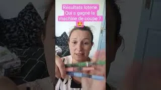 Miniature : Loterie de Mai "qui a gagné la machine de coupe ?