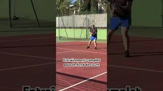 Miniature : Entraînement complet pour le fond de court. #tennis #sennislove