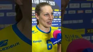 Miniature : La réaction de Chloé Valentini à la qualification de Metz Handball en finale de Champions League